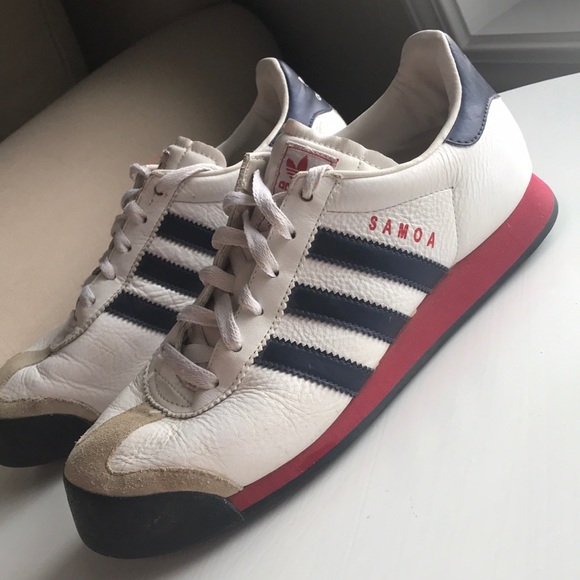 Adidas samoa red white and blue Clearance
